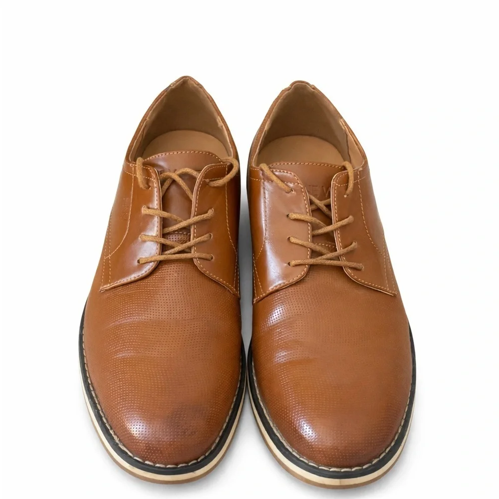 Steve Madden Galen Oxford Cognac Casual Dress Shoes Men’s 8.5
